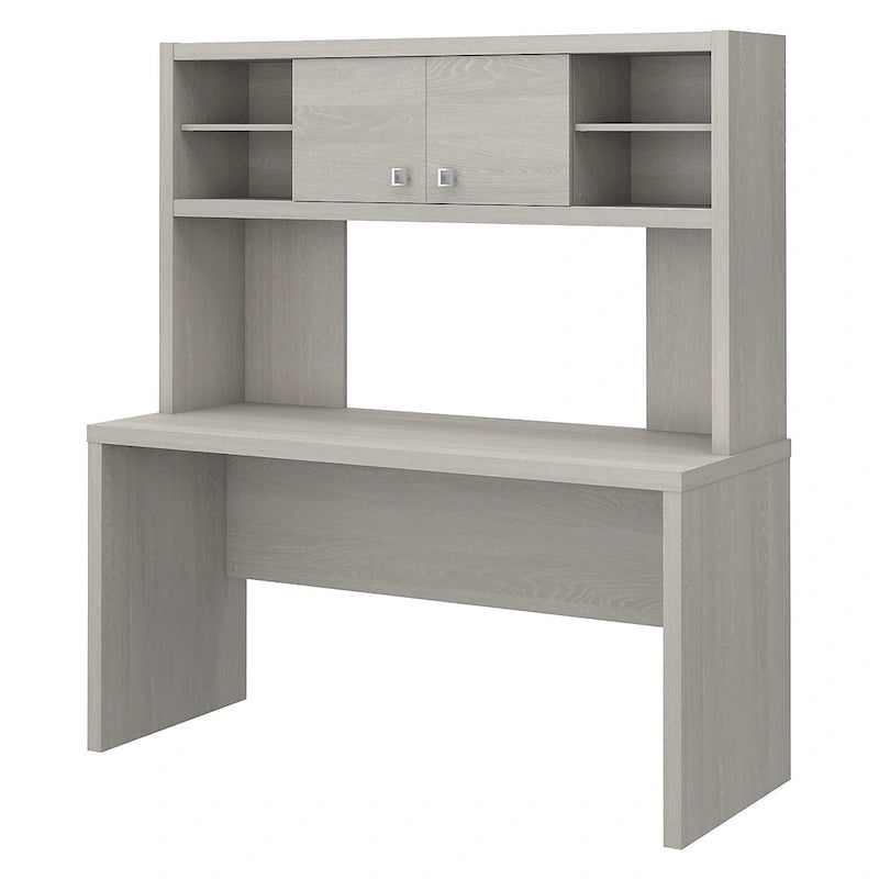 Bureau avec crédence et étagère supérieure