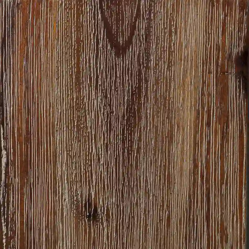 Küchenwagen aus Holz und Edelstahl mit abklappbarer Platte