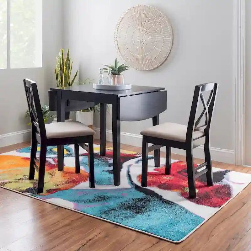 Chaise de salle à manger à dossier en X (lot de 2)
