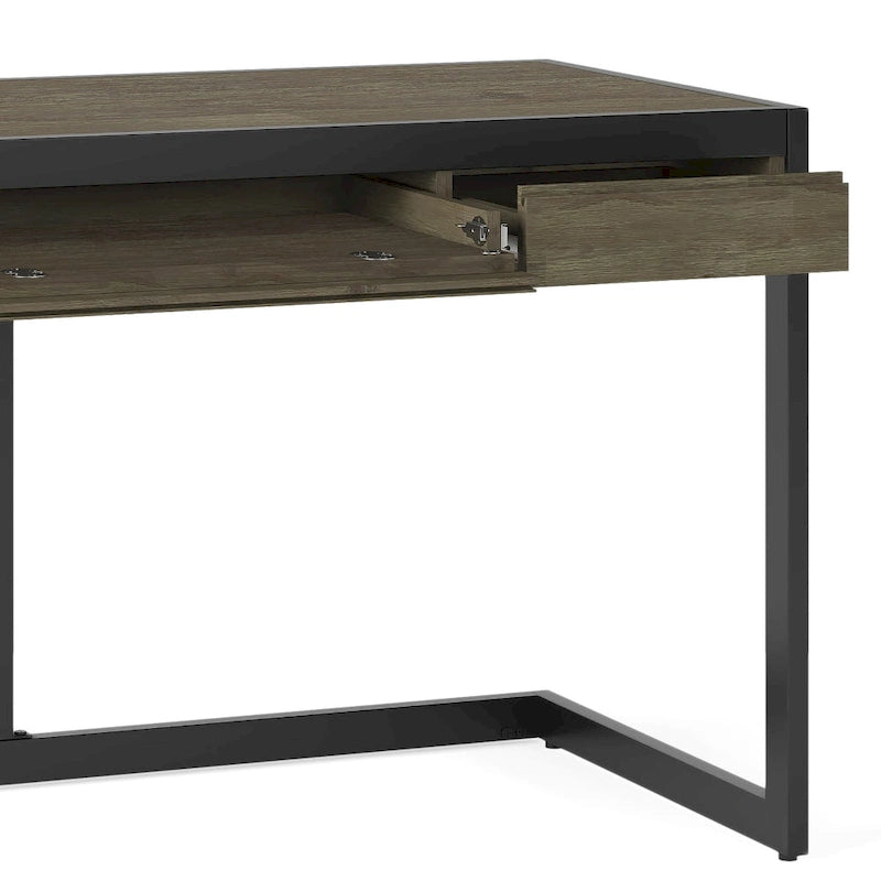 Bureau industriel en bois d’acacia massif