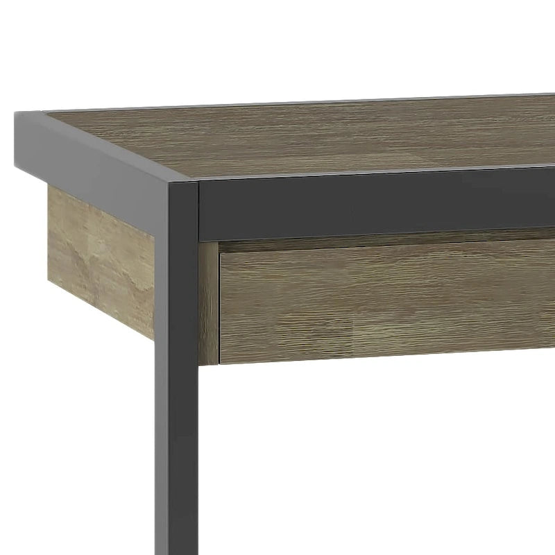 Bureau industriel en bois d’acacia massif