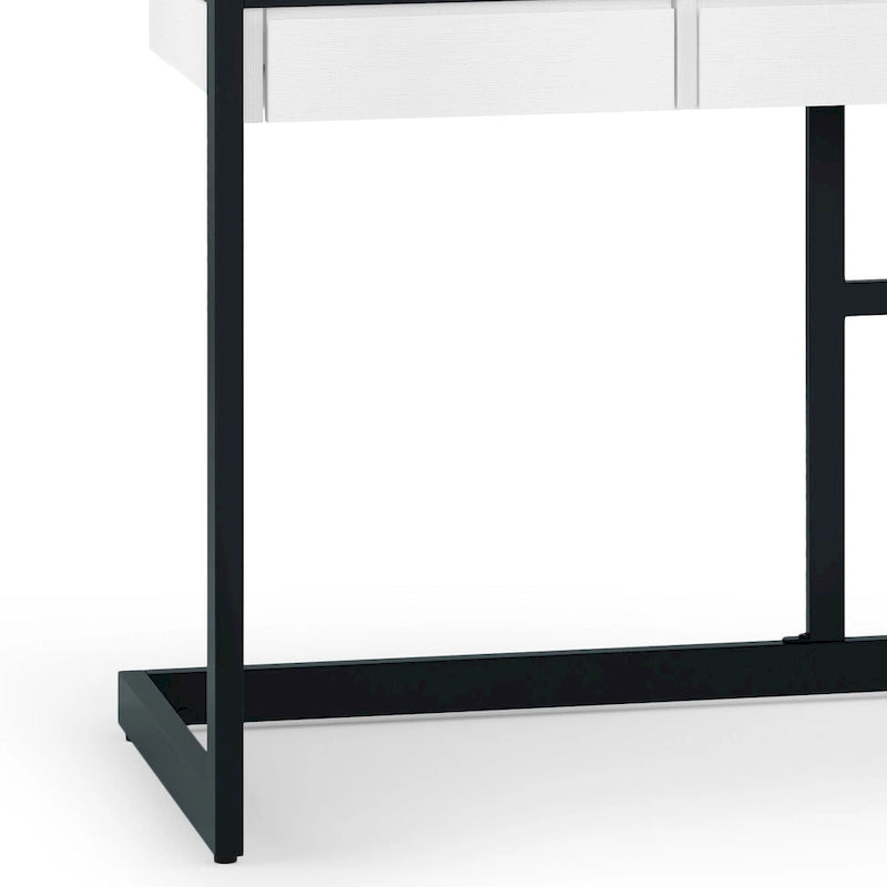 Bureau industriel en bois d’acacia massif