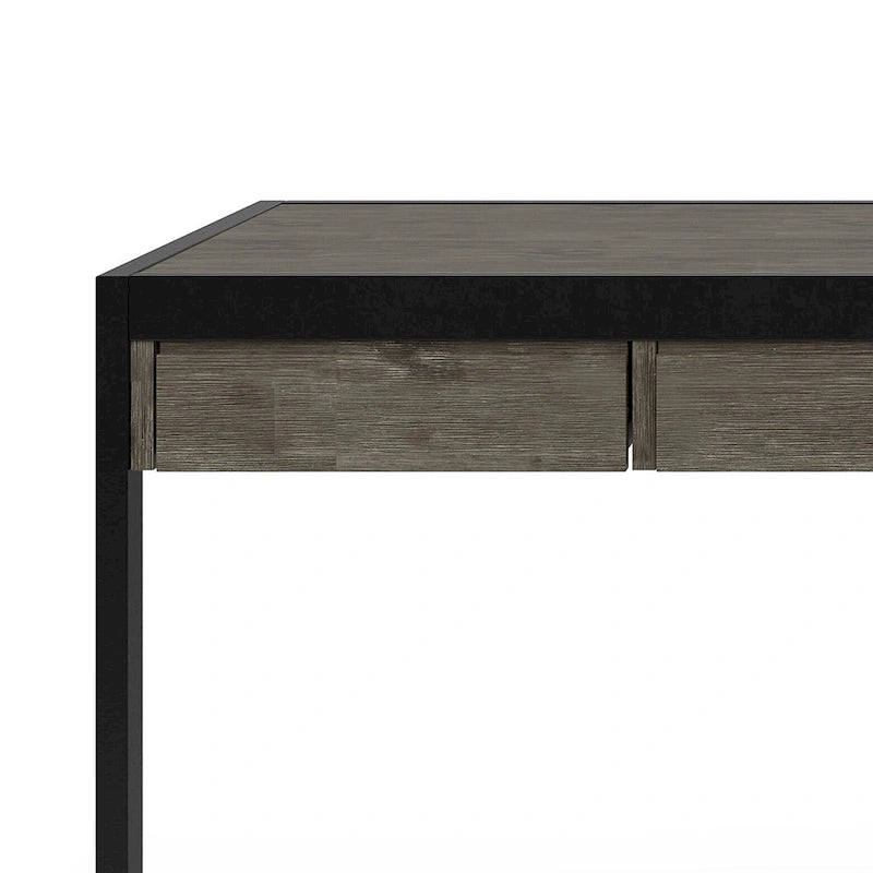 Bureau industriel en bois d’acacia massif
