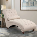 Chaise longue d’intérieur moderne sans accoudoirs en velours avec 1 coussin traversin