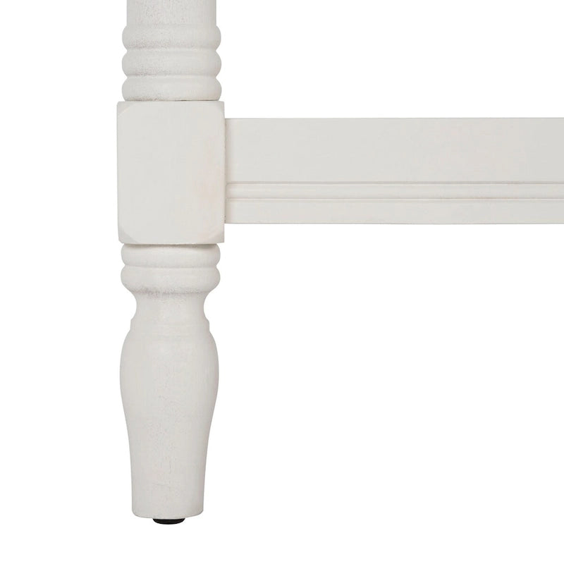 Weißer Couchtisch - 47.2 x 23.6 x 18.9 - 47Wx24Dx19H