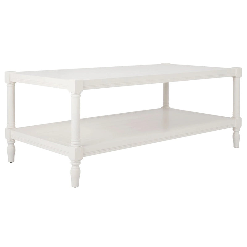 Table basse blanche - 47.2 x 23.6 x 18.9 - 47Wx24Dx19H
