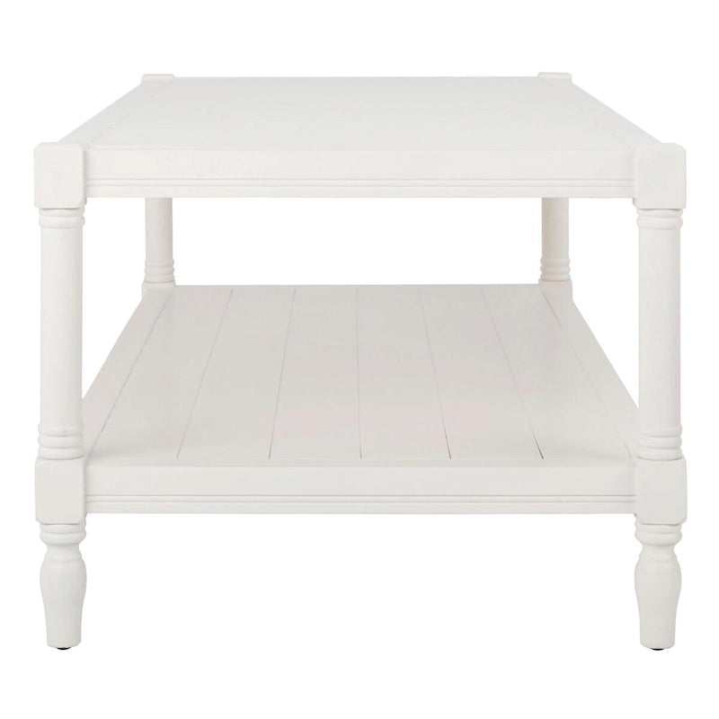 Table basse blanche - 47.2 x 23.6 x 18.9 - 47Wx24Dx19H