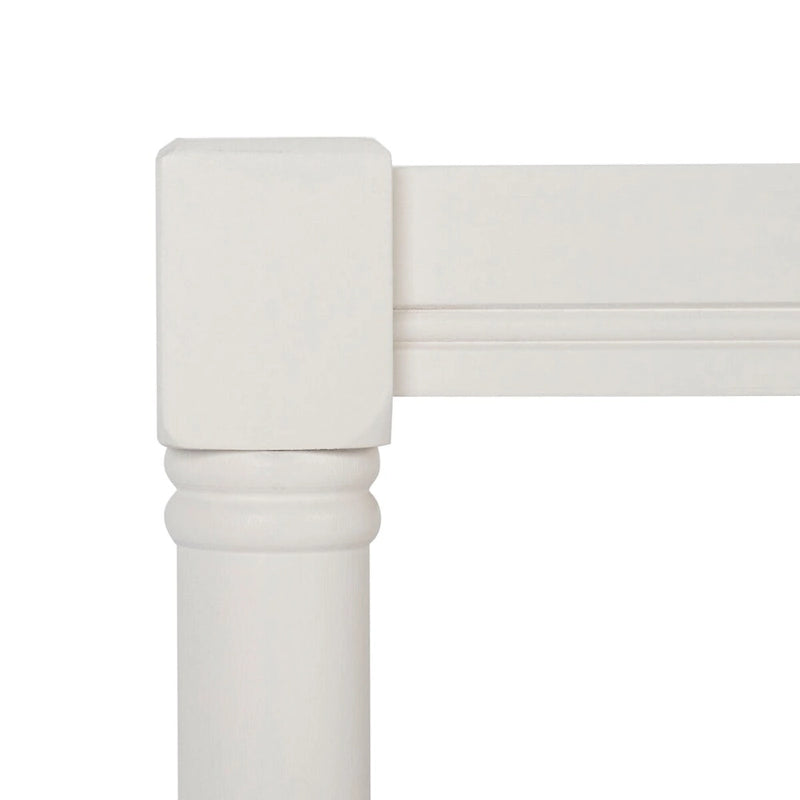 Table basse blanche - 47.2 x 23.6 x 18.9 - 47Wx24Dx19H