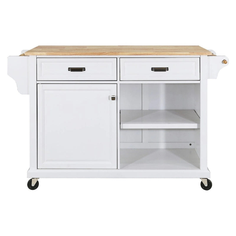 Chariot îlot de cuisine avec rangement pour la salle à manger