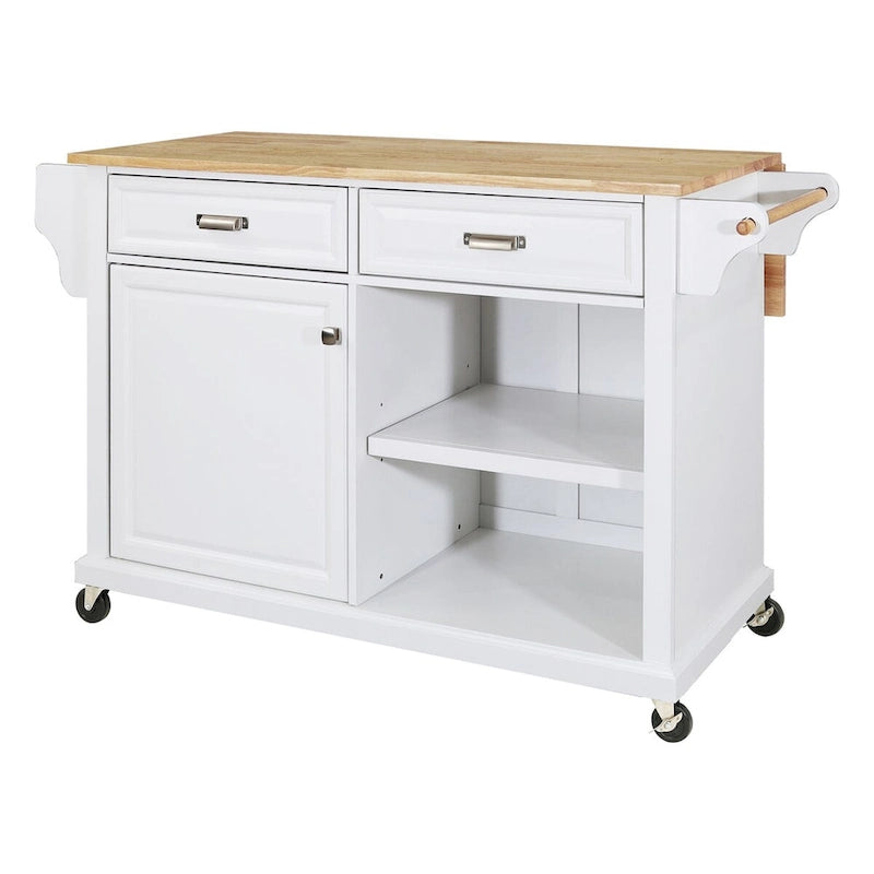 Chariot îlot de cuisine avec rangement pour la salle à manger