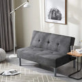 Mini-Futon - Stahlgrau