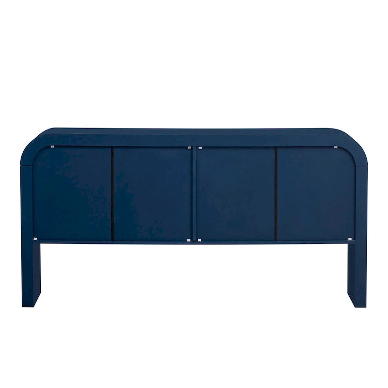 Armoire de rangement à rayures avec 4 portes