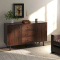 Sideboard mit 2 Schränken, 3 Schubladen und verstellbaren Einlegeböden