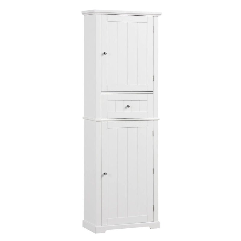 Hoher Badezimmerschrank mit Schublade und verstellbarem Einlegeboden