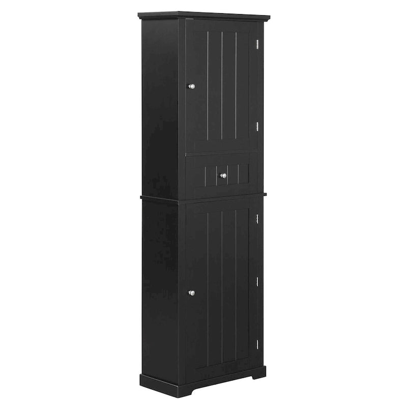 Hoher Badezimmerschrank mit Schublade und verstellbarem Einlegeboden