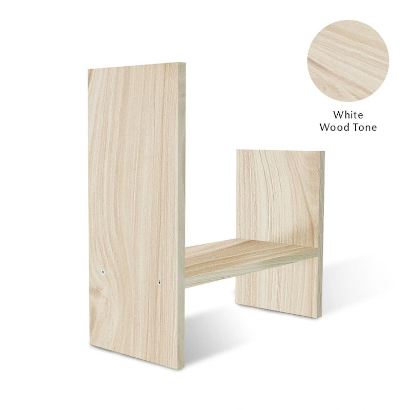 Schreibtisch-Organizer aus Holz mit Ablage und Stauraum