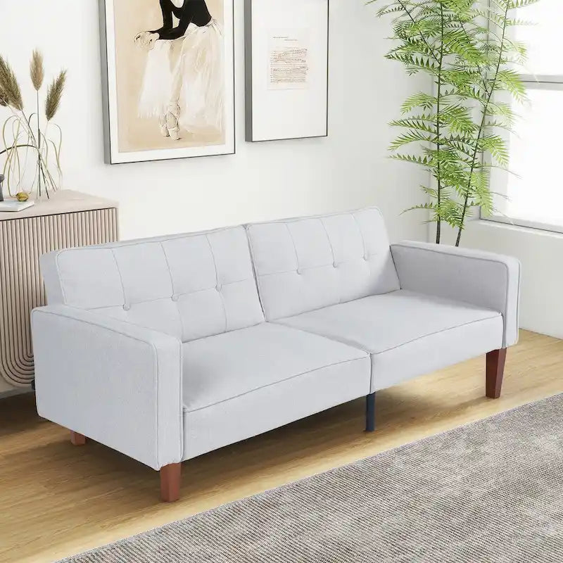 Futon-Schlafsofa mit Memory-Schaumstoff, umwandelbares Schlafsofa für das Wohnzimmer - 68.11*30.11*28.74